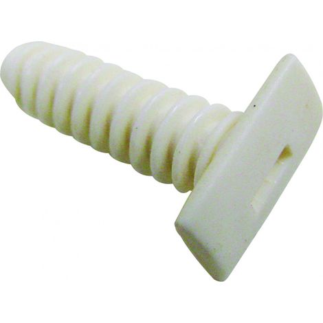 Set di 20 tasselli per canale o modanatura bianca per modanatura, H.100 x P.1 cm CENTRALE BRICO