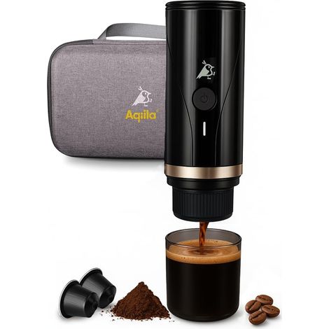 Aqiila Coffeebird Portable espresso machine Cafetière noir Nombre de tasse=5 pour déplacements / portable W425353 (1/5)