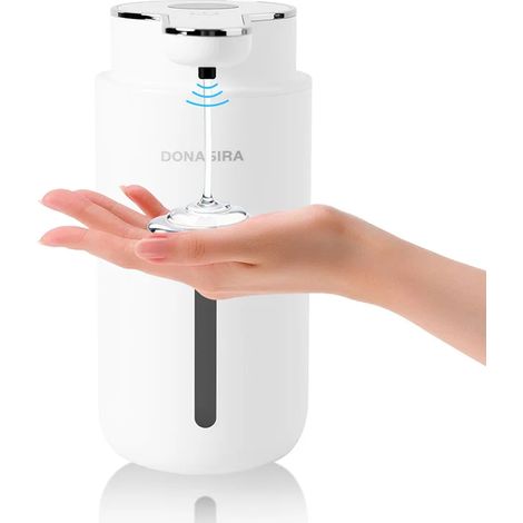 Distributeur de savon automatique intelligent Smart Sense 420 ml avec affichage numérique sans contact, 6 niveaux de contrôle mousse/liquide et pompe à gel hydroalcoolique. (1/5)