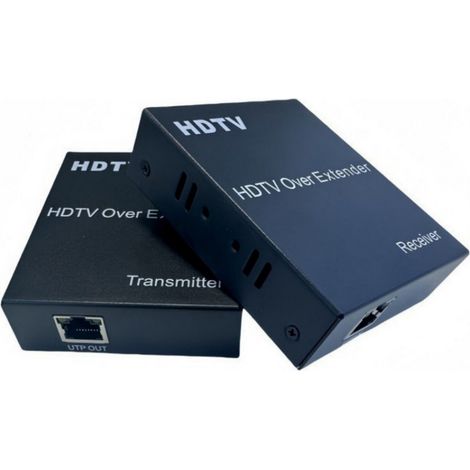 Amplificateur de signal HD 1080p, câble réseau RJ45 unique pour téléviseur haute définition (1/4)