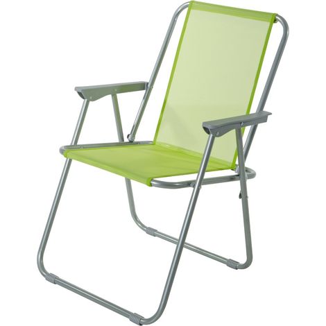 Sedia pieghevole lanzarote da mare 52x44x75 lime - biacchi ettore (1/2)
