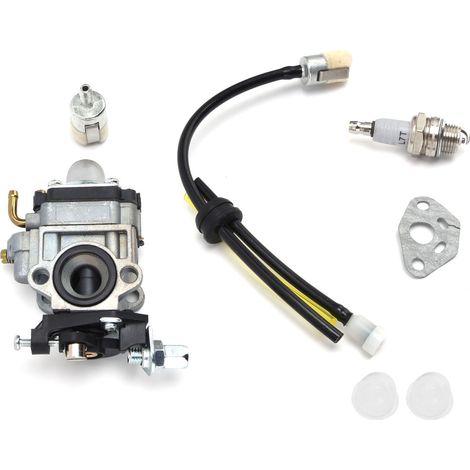 Kit de carburateur avec bougie et tube d'huile pour souffleur Poulan Pro 46cc Pr46bt - Pièce 967086901 (1/5)