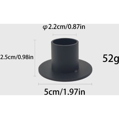 9 piezas de portavelas negros, candelabros, portavelas de araña, candelabro negro, portavelas de metal modernos, para centros de mesa, fiestas, bodas, cenas, decoración del hogar (1/4)