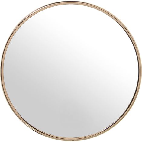 Espejo de maquillaje pequeño con ventosa, espejo de viaje con aumento de 30x para maquillaje de viaje, color dorado. (1/4)