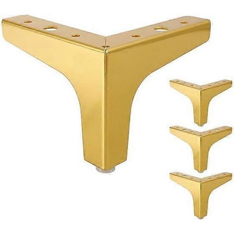 Boutons de meuble dorés avec vis, lot de 10, boutons de tiroir en métal de 2,8 cm (1-1/10 pouce)