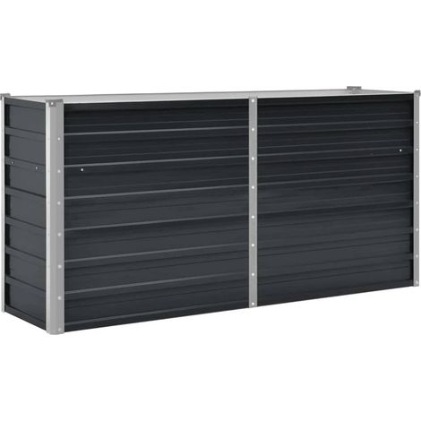 Maison Exclusive - Garten-Hochbeet Anthrazit 160 x 40 x 77 cm Ver