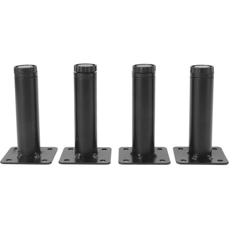 Pieds de meuble réglables en fer, supports ronds métalliques pour canapé, pieds ajustables pour table de cuisine (1/5)