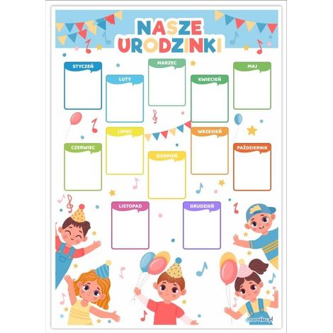 Calendario dei compleanni - Bambini