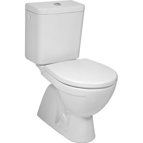 Jika Lyra plus - Inodoro combinado, desagüe vertical, llenado lateral, blanco H8263870002413 (1/3)