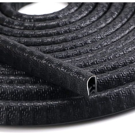 5M Car Guard - U Shape Roll - Protective Rubber Door Strip - Easy to Install - Colour Black-Fei Yu (1/5)