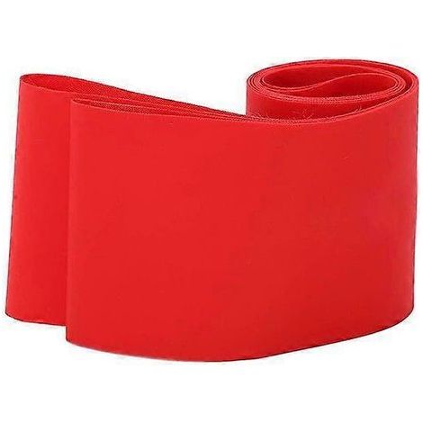 ZTTO 80-mm-Felgenband, PVC-Pannenschutz, passend für 26-Zoll-Reifen, rot