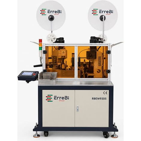 Machine automatique à servomoteur double tête pour le sertissage de cosses pré-isolées (1/2)
