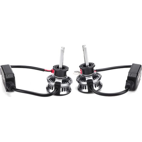 2 ampoules LED H3 XT7 6500K 3800LM ultra puissantes, feux de route voiture, blanc froid (1/5)