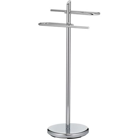 Kela Line portatoallas plateado dos brazos curvados 88 cm (1/5)