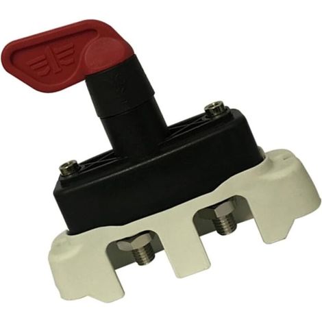 Sectionneur De Batterie 1 Bouton Noir Isolateur De Batterie Coupe-circuit Anti-fuite Voiture Bateau Camping-car Moto Usage Solide Saisonnière (1/5)
