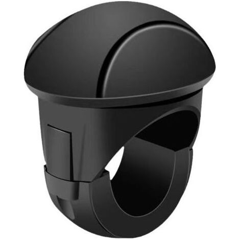 Lot de 1 boule d'assistance au volant de voiture, antidérapante et imperméable pour volant de véhicule, accessoire universel pour camion, SUV, voiture (noir) (1/5)