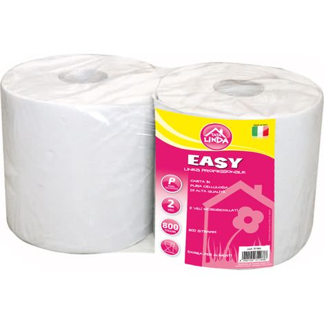 Tata Linda CARTA CELLULOSA EASY  800 strappi 2.00 rotoli
