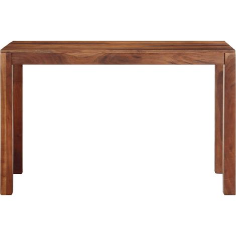 Table à manger Table à dîne 120x60x76 cm bois d'acacia massif (1/5)