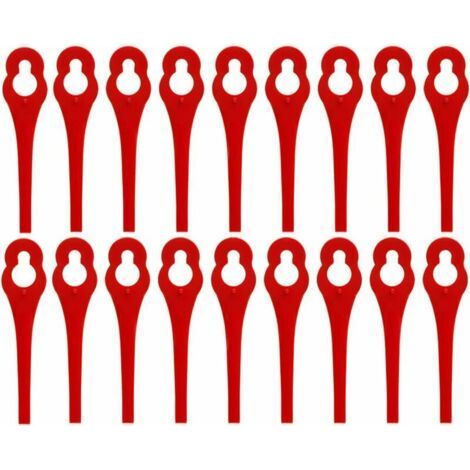 100 lames de rechange compatibles avec le coupe-bordures IKRA IART 2520, lames en nylon pour IAT 20-1M (1/5)