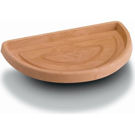 Sottovaso a Parete in Resina 53 cm. Anticato