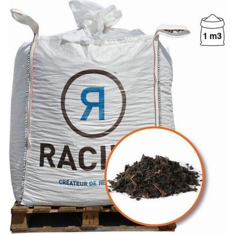 Racine – Terreau professionnel 1 m3 – Big bag pour plantations – Livraison par camion 19 tonnes – Accès à valider