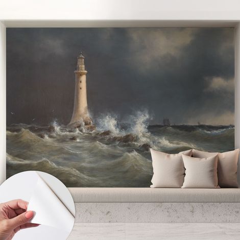 Fotomurale adesivo stickers - per camera da letto - per corridoio - decorazione casa moderna Tempeste marine 208x146 cm (1/5)