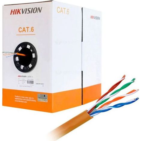 Hikvision LAN-Kabel Cat6 U/UTP RJ45 24AWG 3M Orange