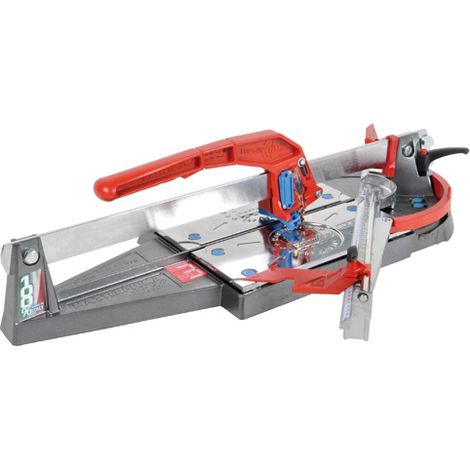Tagliapiastrelle Masterpiuma "Evoluzione" in alluminio pressofuso e acciaio nichelato -52 P3" taglio 52 cm - 37 x 37