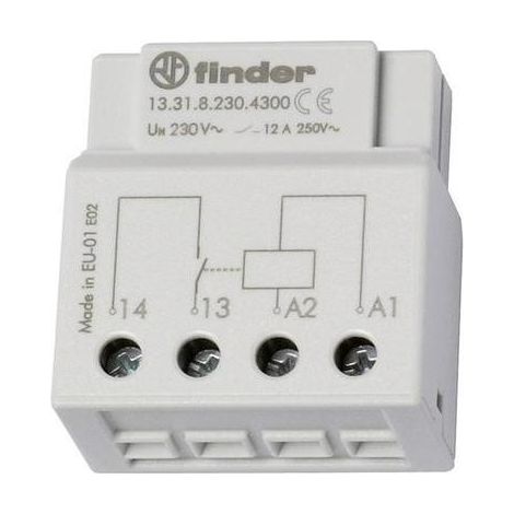 FINDER SERIE 13 - RELE AUXILIAR 1 CONTACTO 230V CORRIENTE ALTERNA