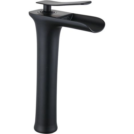 Rubinetto monocomando per lavabo in nero modello Izalco (Artazul in nero)