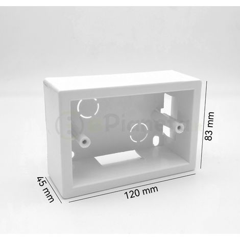 Cassetta esterna scatola 503 504 506/7 bianca 3 4 6 7 moduli per canalina 3 Moduli