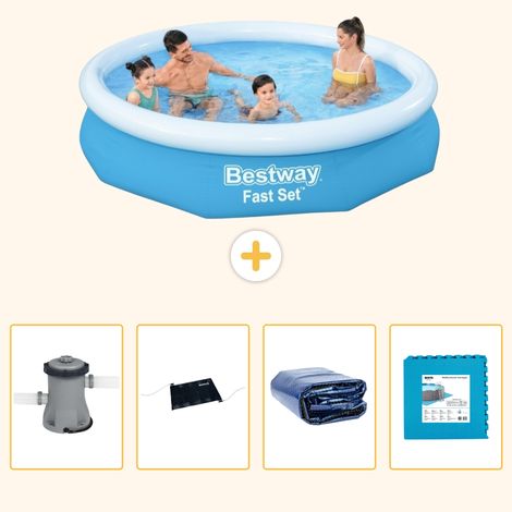 Bestway Bestway Fast Set Ronde - 305x66 cm - 5-pièces S340 (1/5)