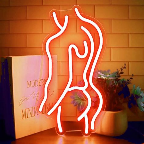 Veilleuse néon LED pour décoration murale, salle de sport (1/5)