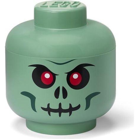Contenitore per testa piccola Lego(R) - scheletro verde