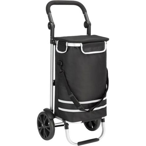 Caddie, Cabas ou Chariot de course Isotherme à Roulettes Noir (1/5)