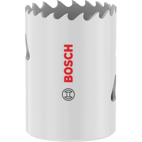 Bosch 1x Sierra de agujero para múltiples materiales roscados (para acero, placas de yeso, Ø 35 mm, accesorios profesionales taladros)