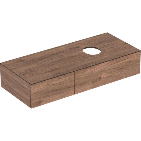 Geberit VariForm, meuble sous-lavabo à poser, deux tiroirs, (1/2)