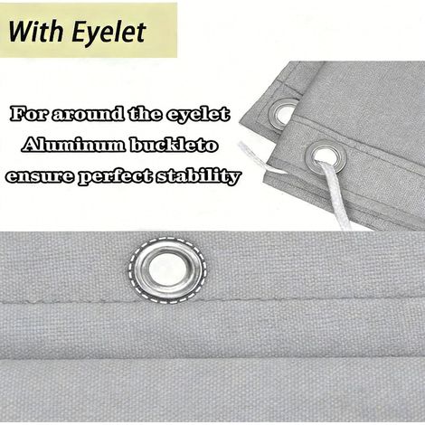 1 Voile d'ombrage,Rectangulaire,Imperméable,Polyester,Gris clair,Patio Jardin Pergola (1/5)