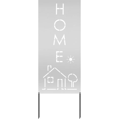 Écran de confidentialité de jardin Fretwork Argenté 50 x 140 cm