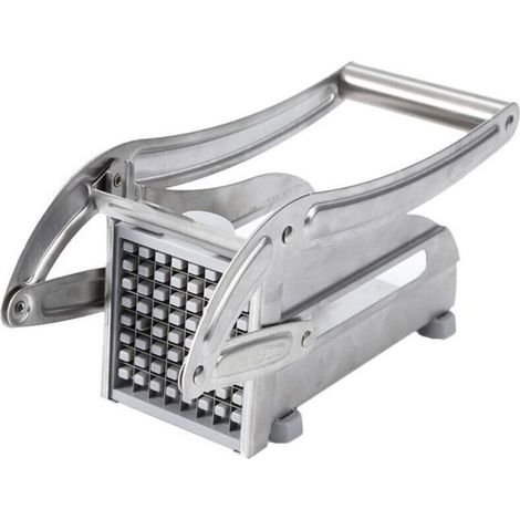 Coupe-pommes de terre manuel en acier inoxydable, trancheur de frites, Machine à découper la viande, outils de cuisine (1/5)