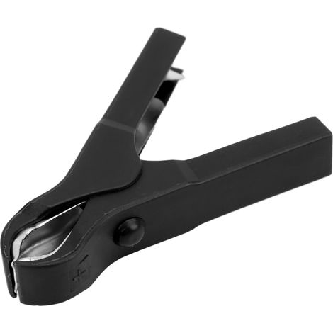 Lot de 10 pinces électriques à ressort en acier inoxydable, robustes et sécurisées, en ABS, pour câbles 30 A, noires. (1/5)