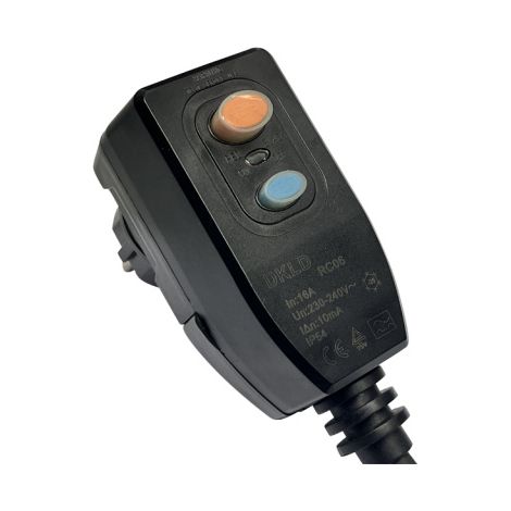 RC06 Personenschutzstecker 240V 16A 10mA Fehlerstrom Schutz Schalter (1/4)