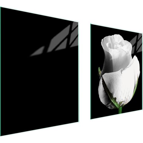 PIASTRA PROTETTIVA IN VETRO PER STUFA 85x52 ROSA (1/5)