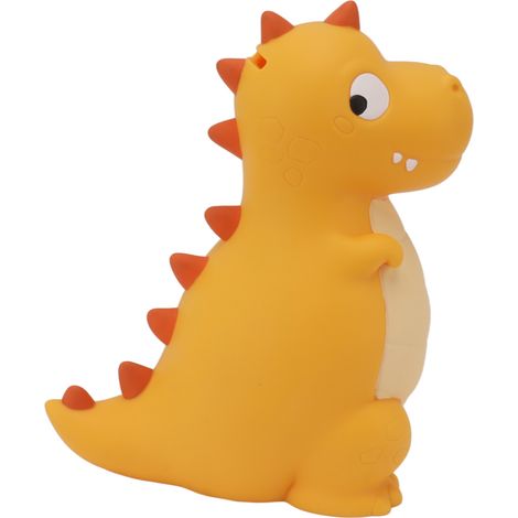 Sichere, niedliche und bruchfeste Spardose in Dinosaurierform, dekorative Schreibtisch-Spardose, großes gelbes Modell, Geschenk für Jungen und Mädchen (1/5)