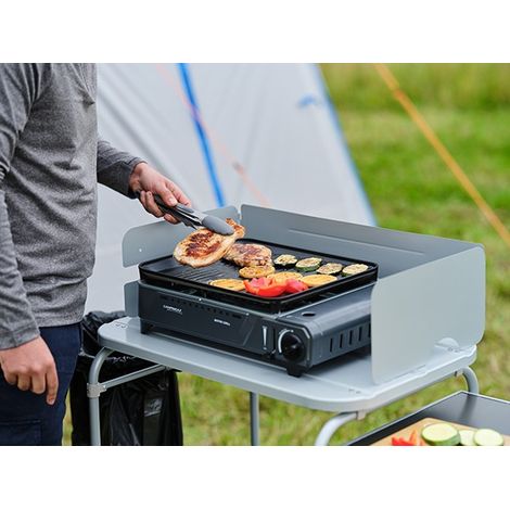 Coleman Cooking Stand gris negro plegable para camping
