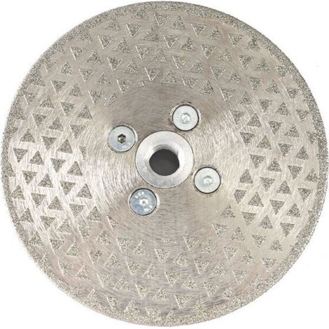 Disco de corte y amolado de diamante de 125 mm x M14, hoja de sierra galvanizada para piedra, mármol, baldosas y granito.