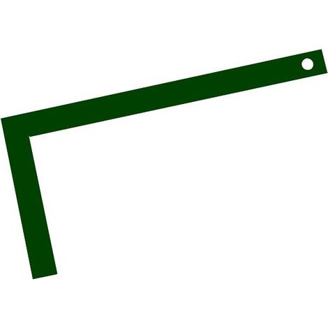 Équerre de Maçonnerie en Acier – Assemblage 90° Renforcé, Section 30 mm - Leborgne