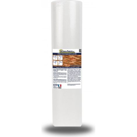 Armature étancheité liquide - Rouleau de 20 cm x 10 m Blanc - MATPRO