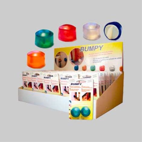Paracolpo 'bumpy' espositore da banco con 60 blister da 2 pezzi (1/2)