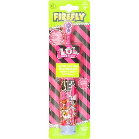 Cepillo de dientes eléctrico vibratorio Firefly LOL Surprise para niños, color rosa (1/3)